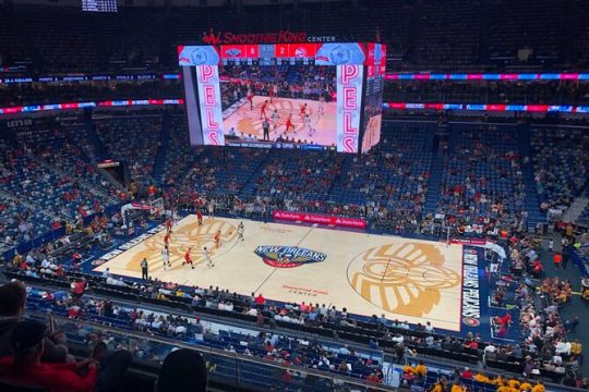 Smoothie King Center New Orleans Pelicans Black & White 