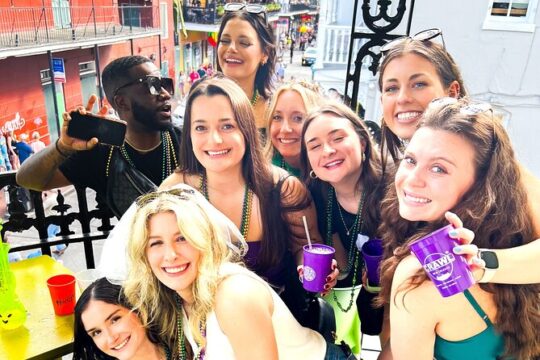 New Orleans Bourbon Street Bar Crawl w/ Shots & Souvenir Cup